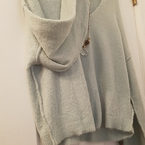 FREE PEOPLE | Princess V Neck Fuzzy Sweater New! - Picture 5 of 8